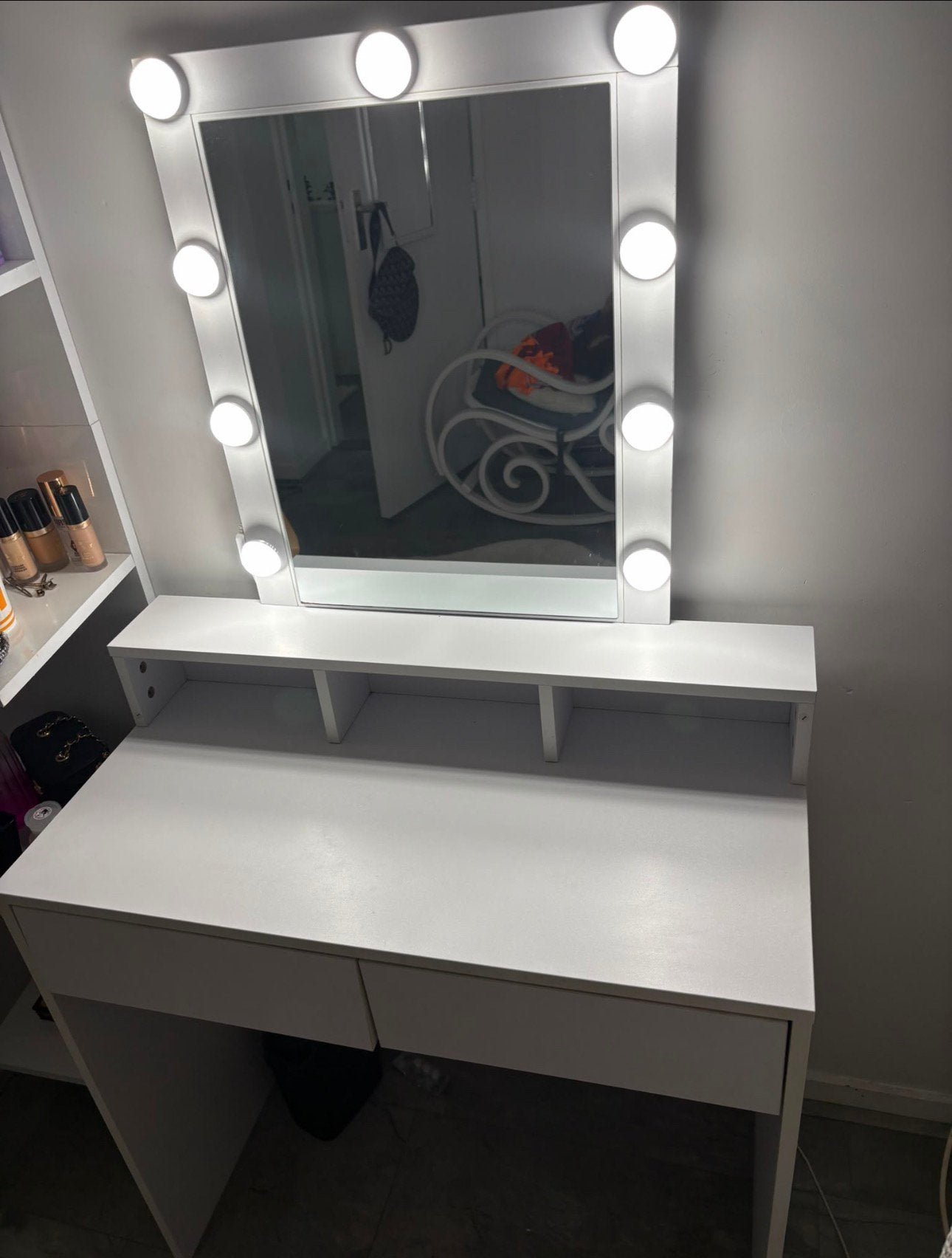 Witte Kaptafel, Ophalen, Zo goed als nieuw, 50 tot 100 cm, Minder dan 100 cm