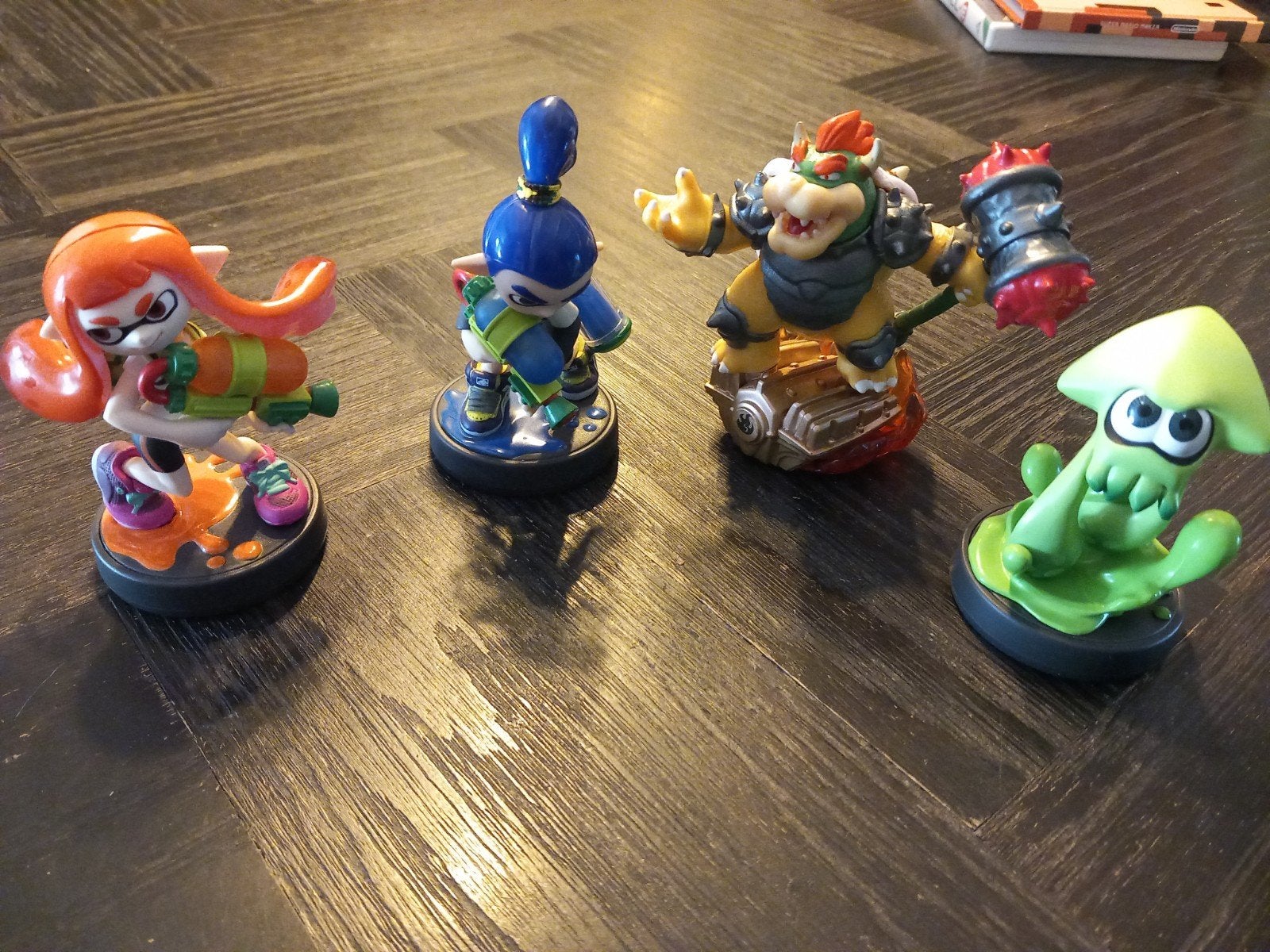 Nintendo Amiibo Figuren: Splatoon en Bowser, ., Ophalen of Verzenden, Zo goed als nieuw, .