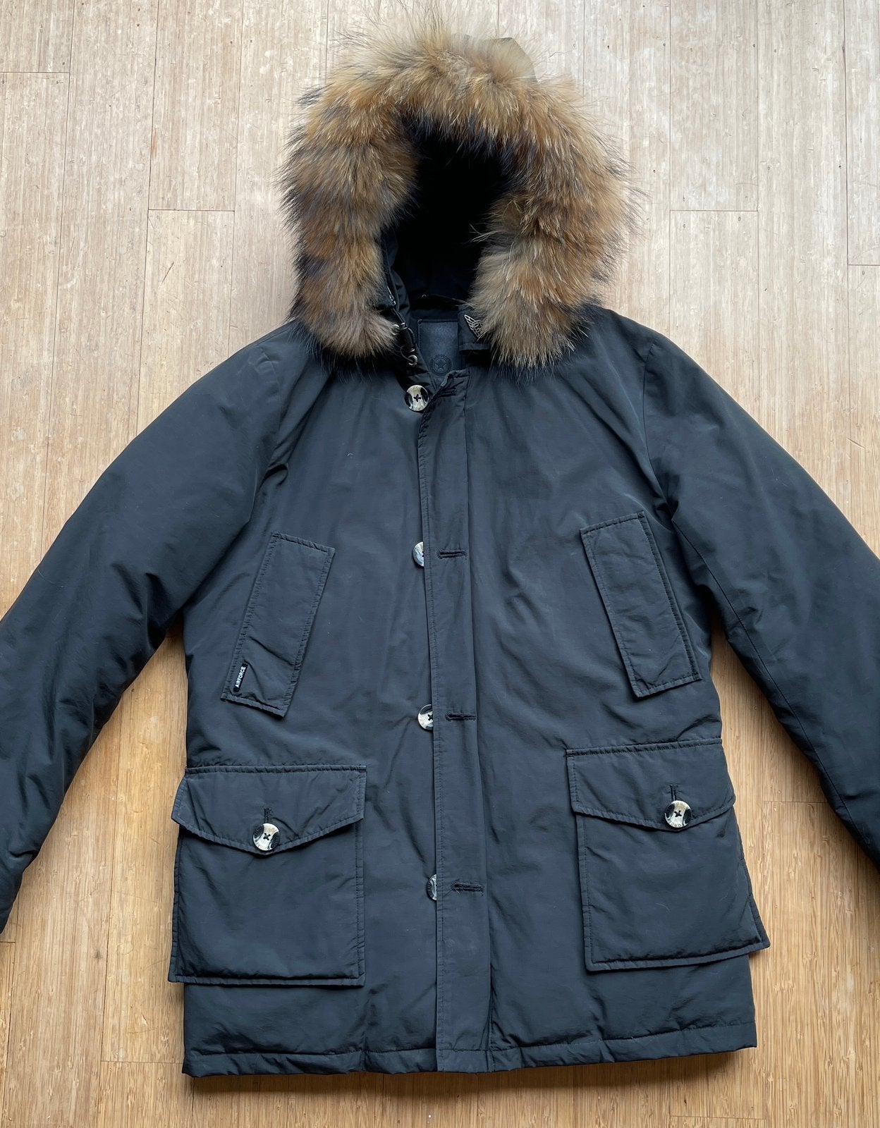 Airforce jas zwart, M, Ophalen of Verzenden, Zo goed als nieuw, Maat 48/50 (M), Zwart