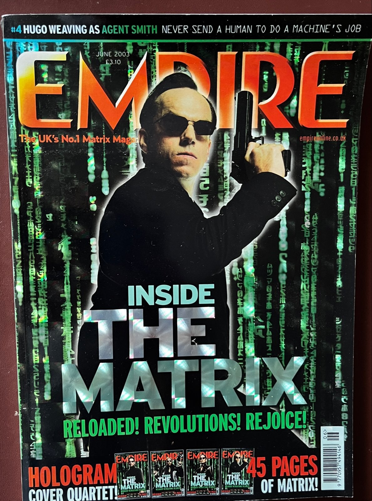 TheMatrix  Reloaded Empire Magazine Juni 2003, Boeken, Tijdschriften en Kranten, Ophalen of Verzenden, Gelezen, Muziek, Film of Tv