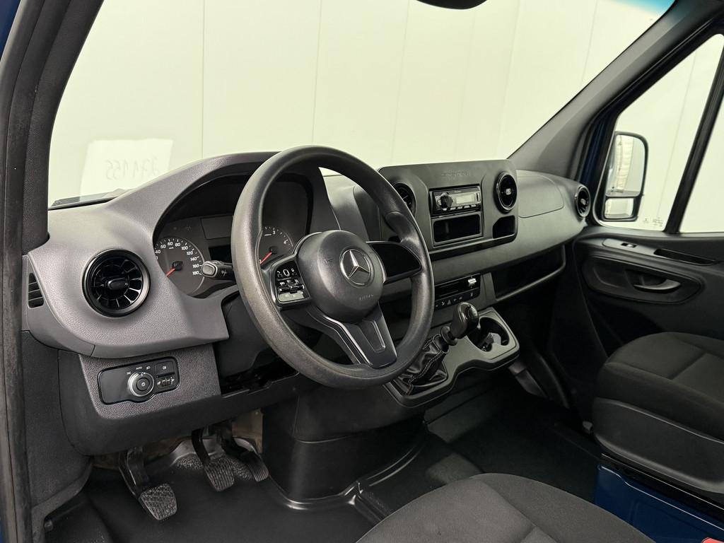 Mercedes-Benz Sprinter 319CDI 3.0V6 L3H2 Maxi Dubbele Cabine, Gebruikt, 190 pk, Multifunctioneel stuurwiel, Blauw