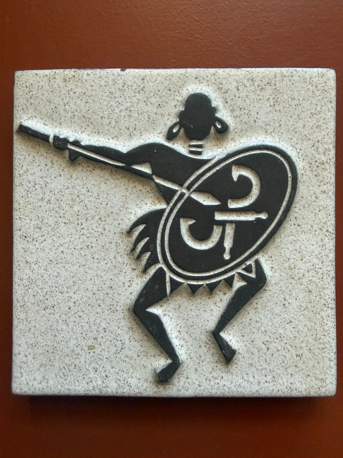 Westraven chanoir tegel Afrikaan, Antiek en Kunst, Ophalen of Verzenden