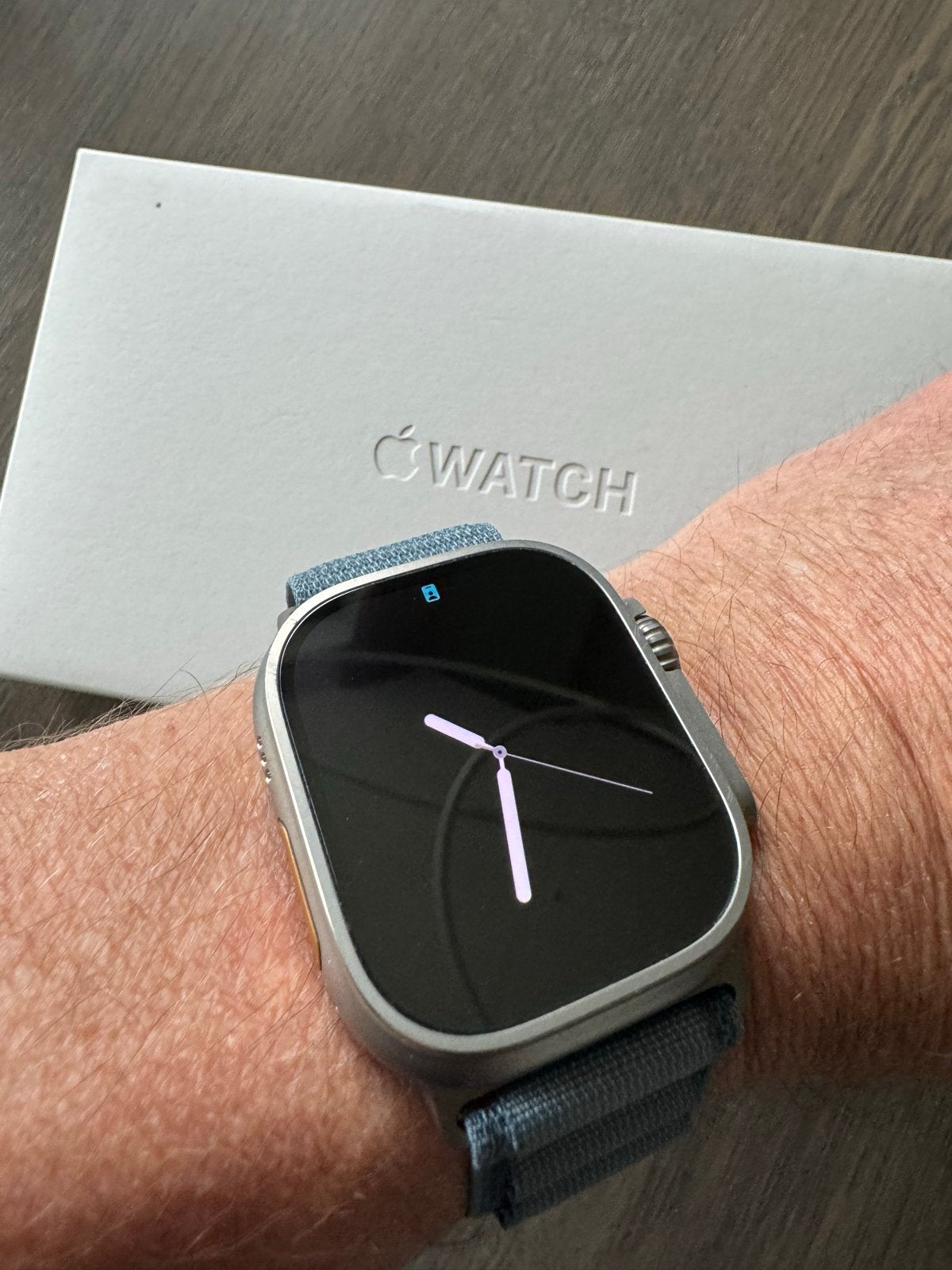 Apple Watch Ultra 3 | 49mm | Titanium | 5G | 99% batterij, Gebruikt, Stappen, IOS, Ophalen of Verzenden