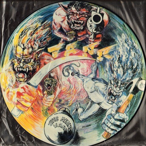 Tank – This Means War  Originele Picture LP Nieuw., Cd's en Dvd's, Picture disc, Ophalen of Verzenden, Nieuw in verpakking, 12 inch