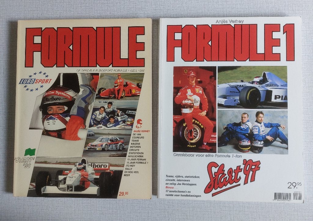 Formule 1 START 1996 - 2001 Anjès Verhey, Ophalen of Verzenden, Zo goed als nieuw, Formule 1