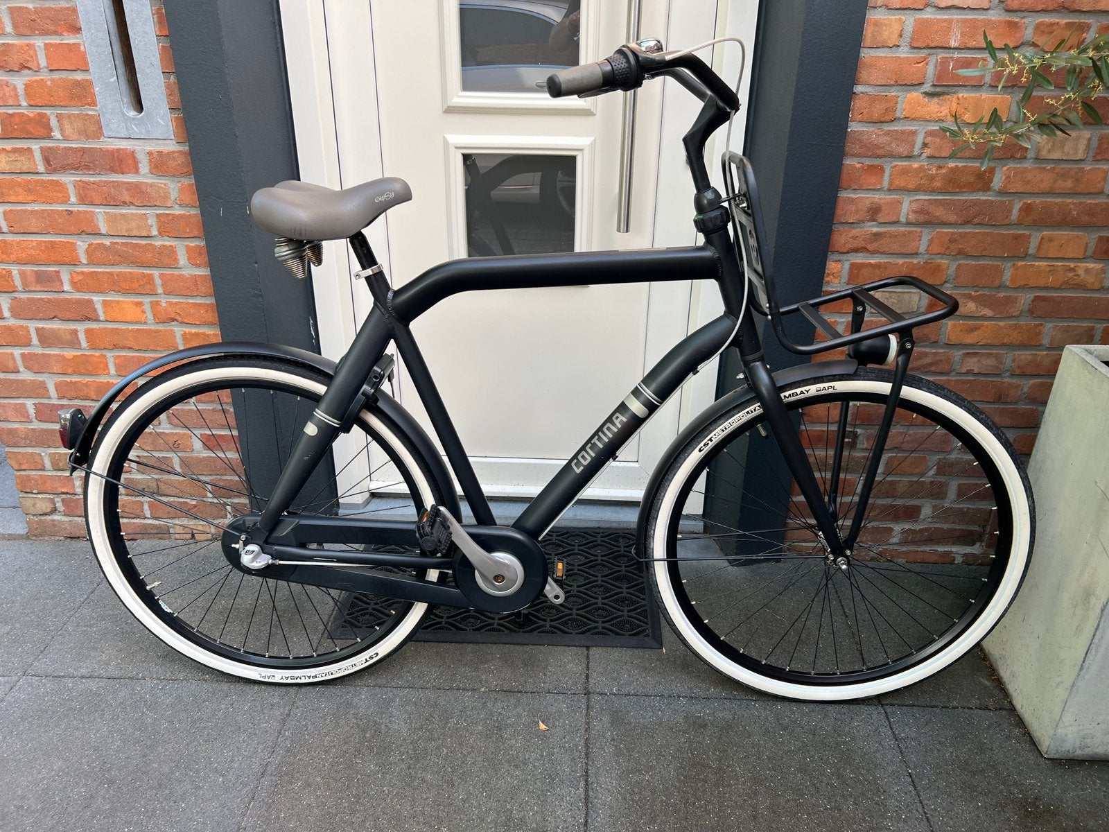 Cortina Crush Transport Herenfiets H61 Weinig gebruikt, Terugtraprem, Versnellingen, Zo goed als nieuw, 57 tot 61 cm