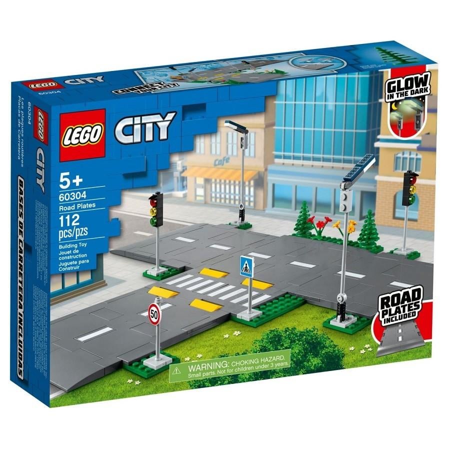 LEGO City 60304 Wegplaten * ’t LEGOhuis *, Lego, Nieuw, Ophalen of Verzenden, X