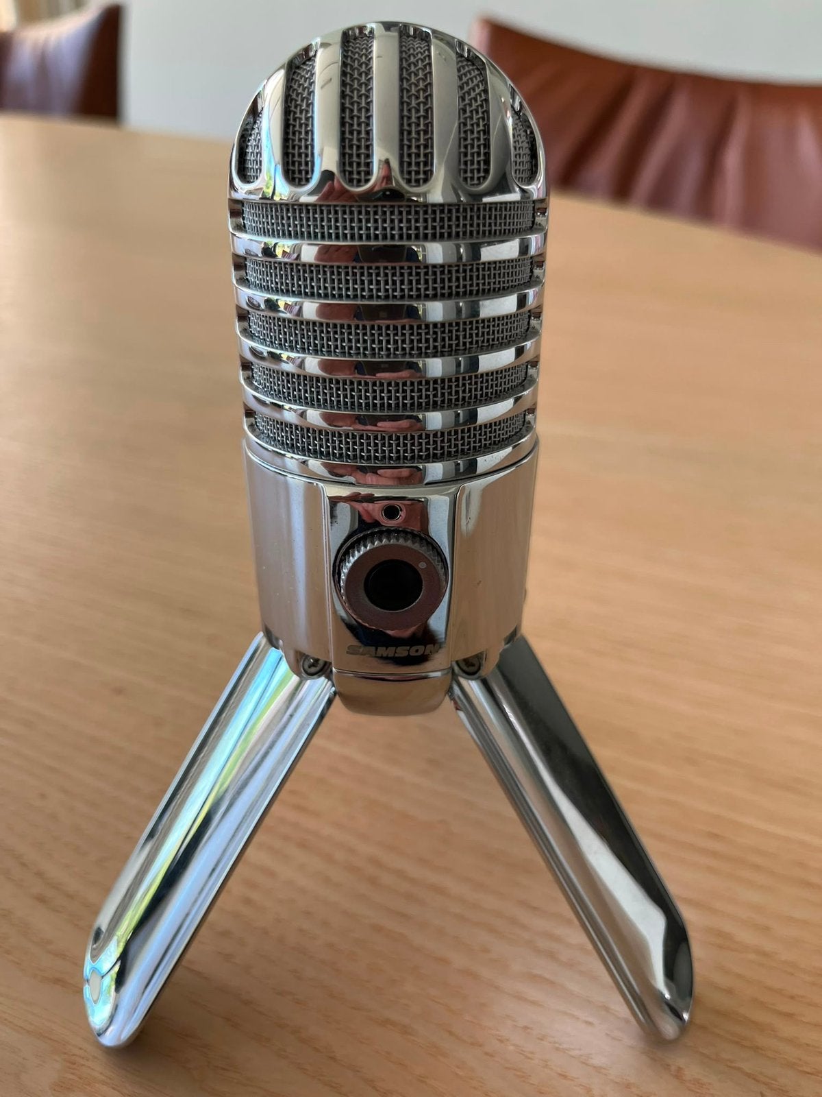Samson Meteor Mic USB-condensatormicrofoon met kabel en etui, Ophalen of Verzenden, Zo goed als nieuw, Overige typen