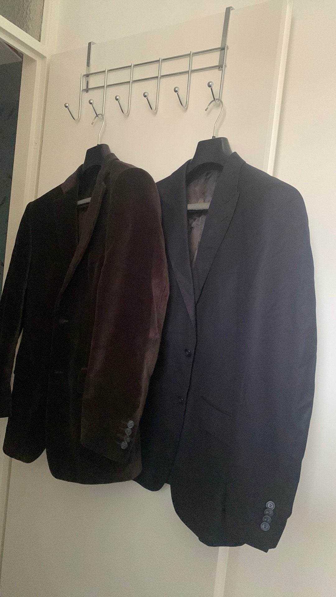2 mooie colbert / blazers LouisG en Authentic, Kleding | Heren, Ophalen of Verzenden, Zo goed als nieuw, Maat 48/50 (M), Bruin