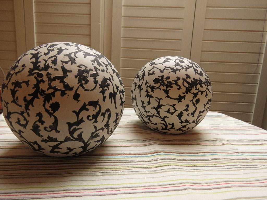 Decoratie ballen, Ophalen, Zo goed als nieuw, Steen/keramiek