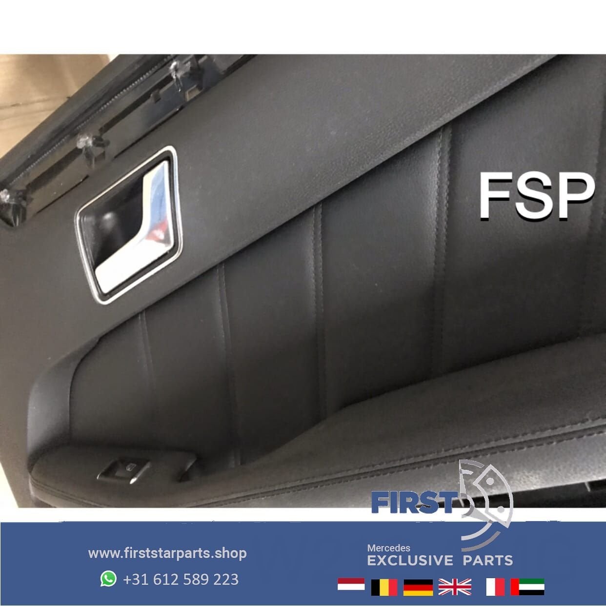 W212 AMG DEURPANEEL Mercedes E KLASSE DEUR PANEEL KAART, Auto-onderdelen, Interieur en Bekleding, Gebruikt, -, Ophalen of Verzenden