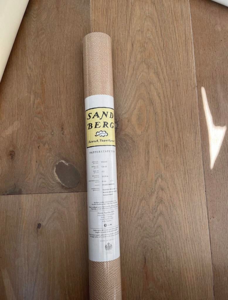 Sandberg behang, nieuw, Ophalen of Verzenden, Minder dan 10 m²