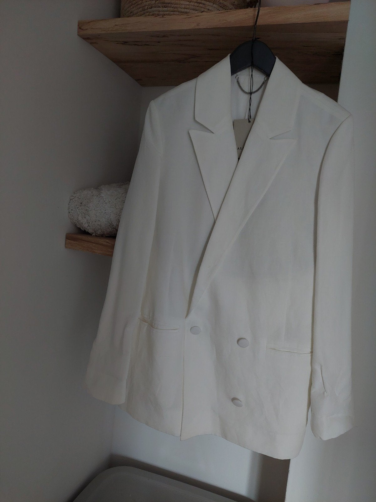 blazer allsaints Petra, Maat 38/40 (M), Wit, Ophalen of Verzenden, Jasje