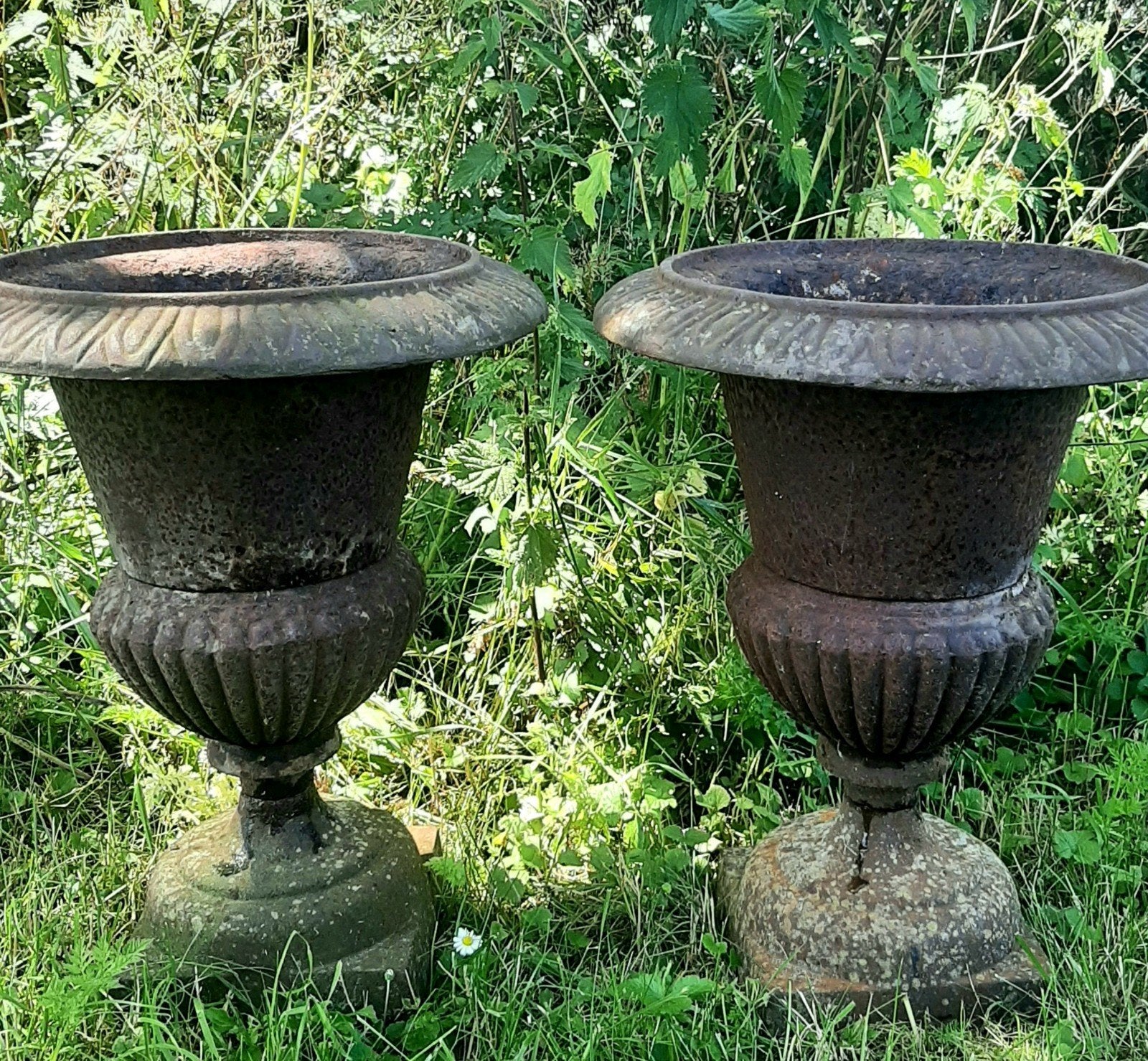 Franse Tuinvazen - (Gietijzer/ Louvre / Set / pot / tuin), Ophalen
