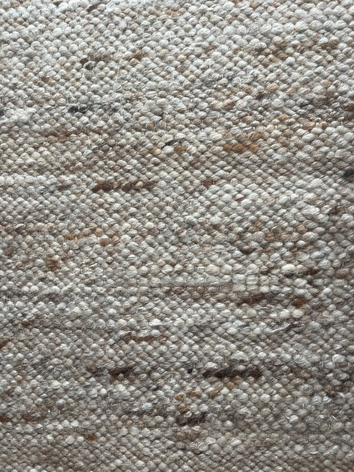 Handgeweven vloerkleed - Natuurlijke tinten, Ophalen, Modern., Gebruikt, Beige