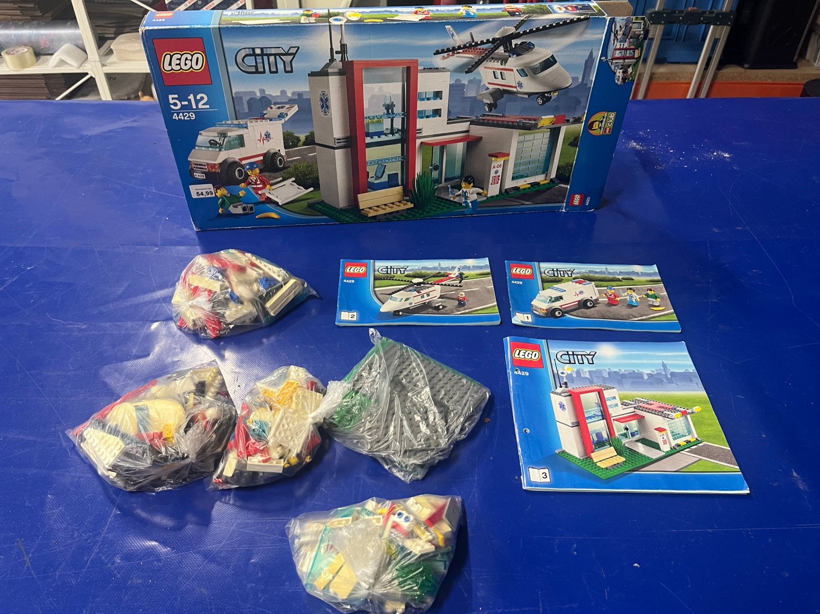 Lego City 4429 ziekenhuis hospitaal met doos en boekjes, Ophalen of Verzenden, Zo goed als nieuw