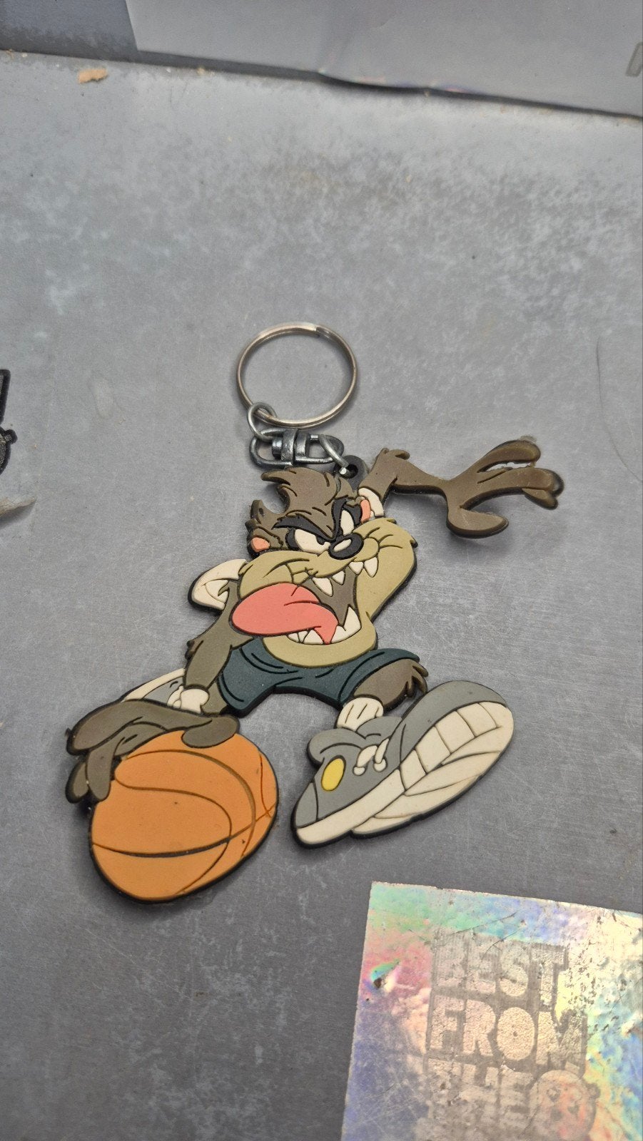 Taz Tazmanian Devil Looney Tunes Space Jam sleutelhanger, Ophalen of Verzenden