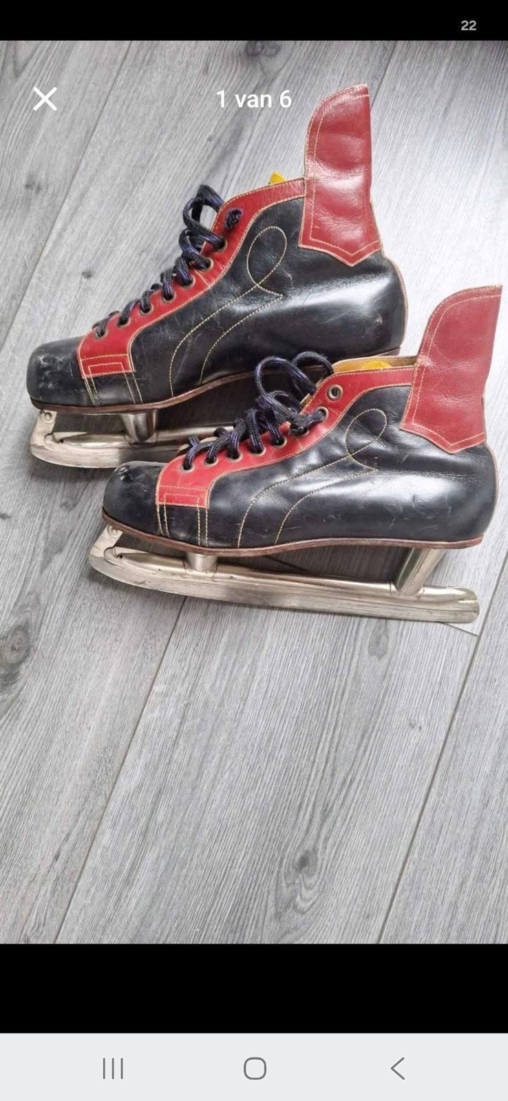 Reacreatie ijshockey kunst schaatsen vintage nostalgisch nor, Sport en Fitness, Ophalen of Verzenden, Gebruikt, Kunstschaatsen