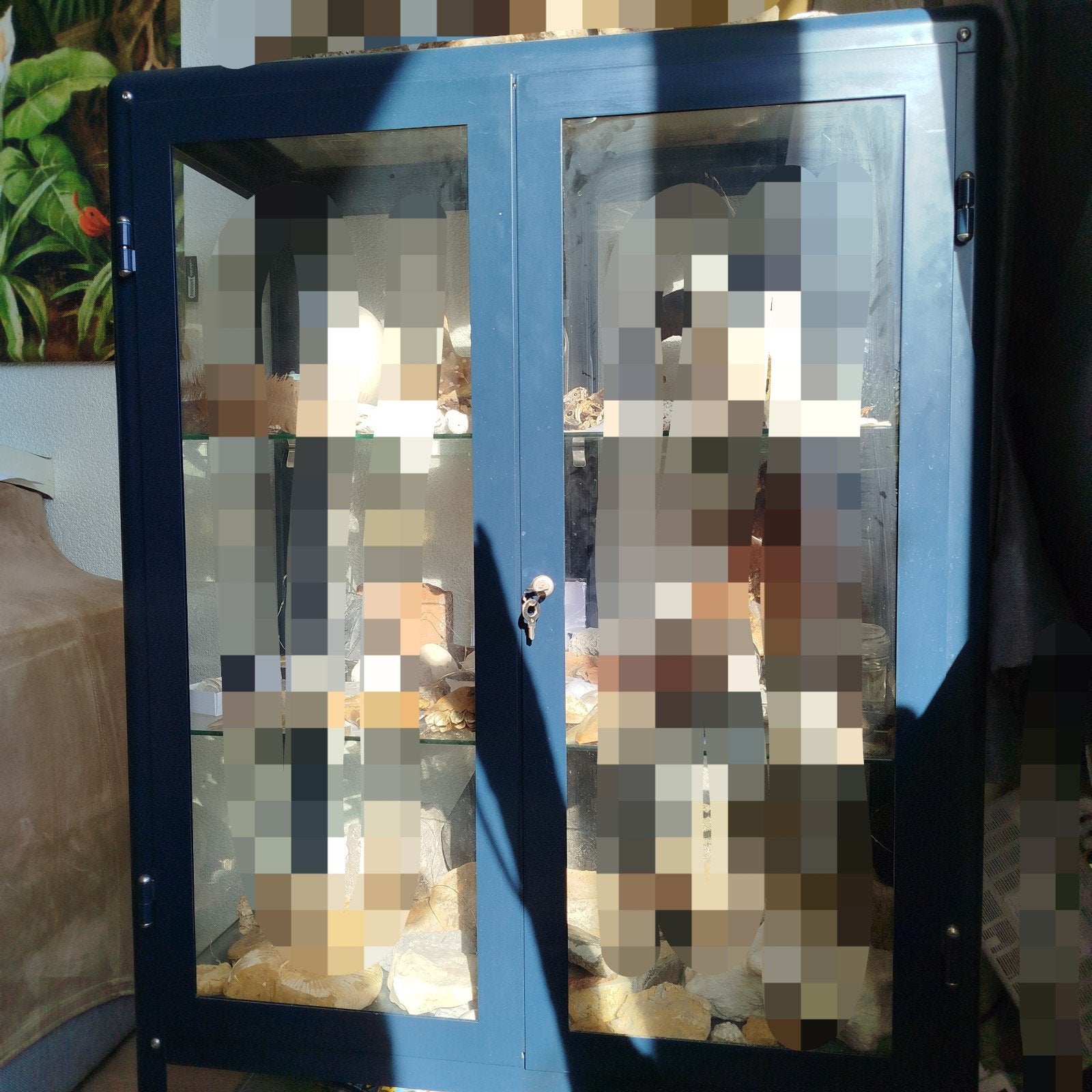 fabrikor vitrine kast ikea, Ophalen, Gebruikt, 100 tot 150 cm, Glas