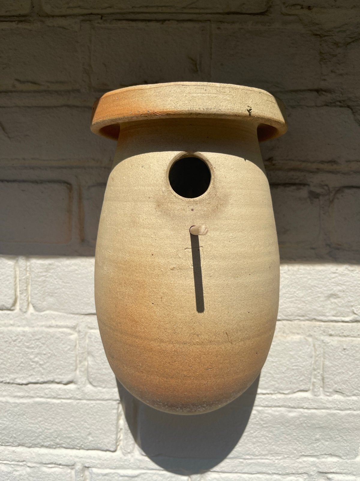 Terracotta Vogelhuisje - Handgemaakt en Duurzaam, Ophalen of Verzenden, Gebruikt