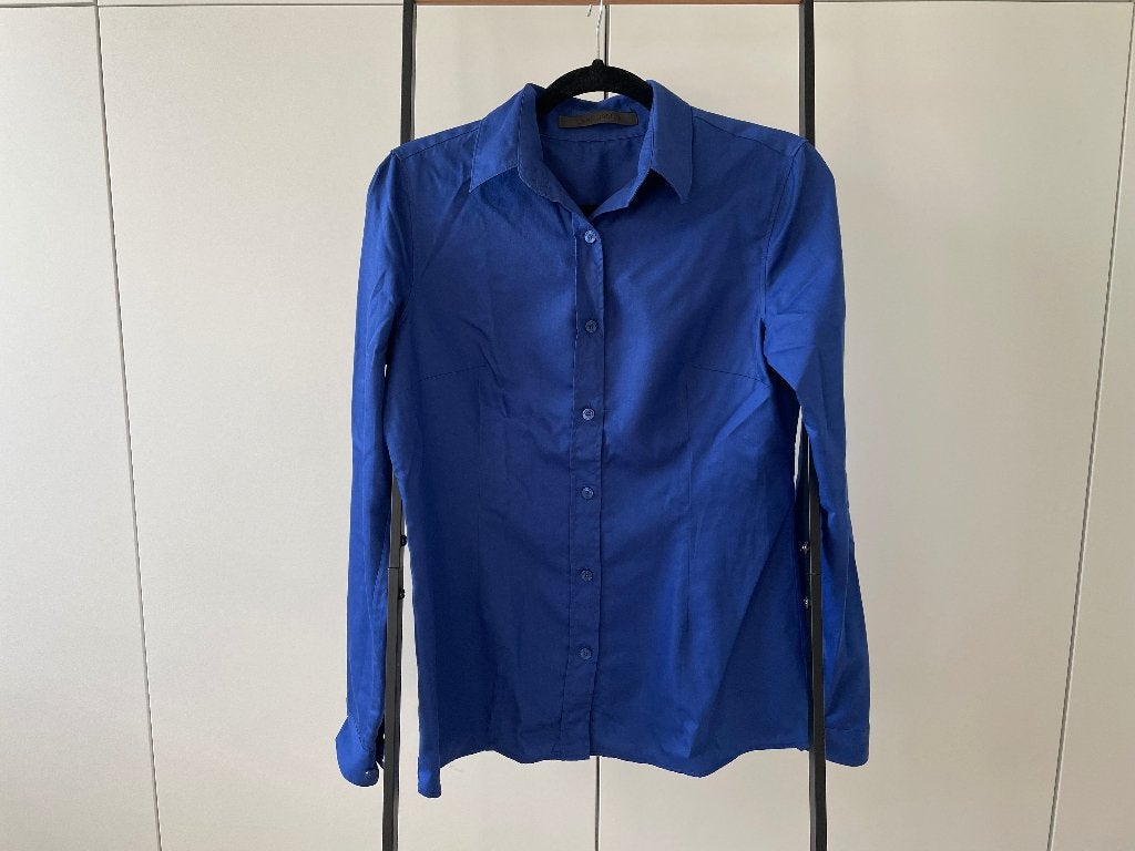 Hans Ubbink blouse (L), Blauw, Maat 42/44 (L), Ophalen of Verzenden, Zo goed als nieuw