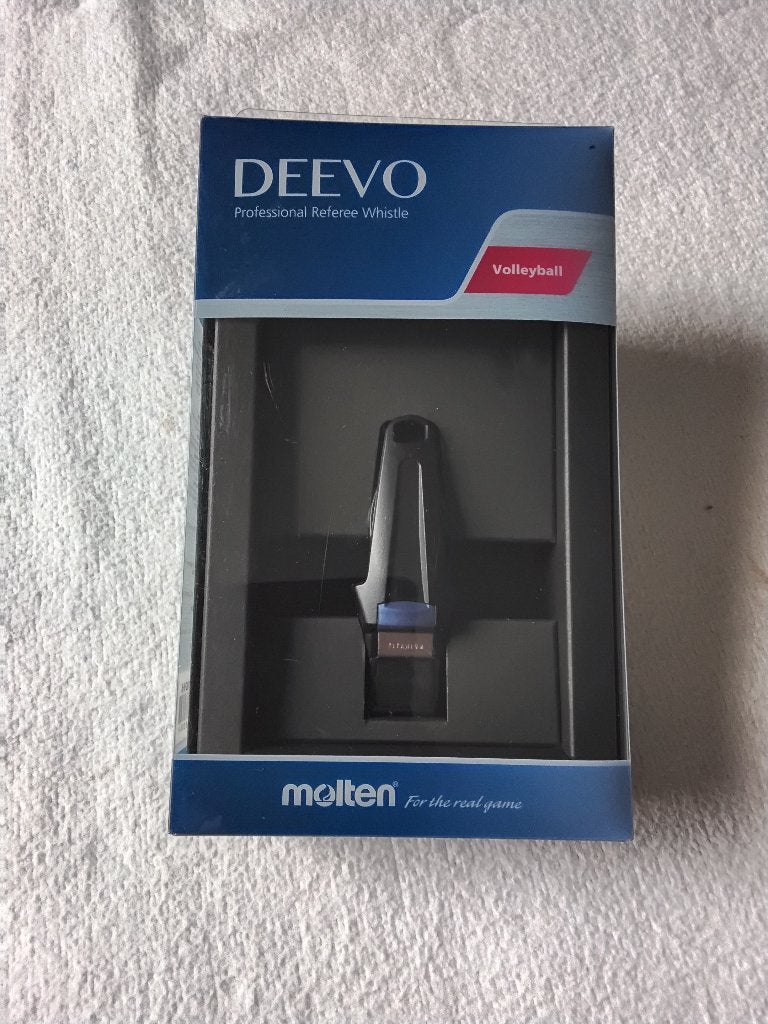 scheidsrechterfluit Molten Deevo zwart, Sport en Fitness, Ophalen of Verzenden, Nieuw, Overige typen