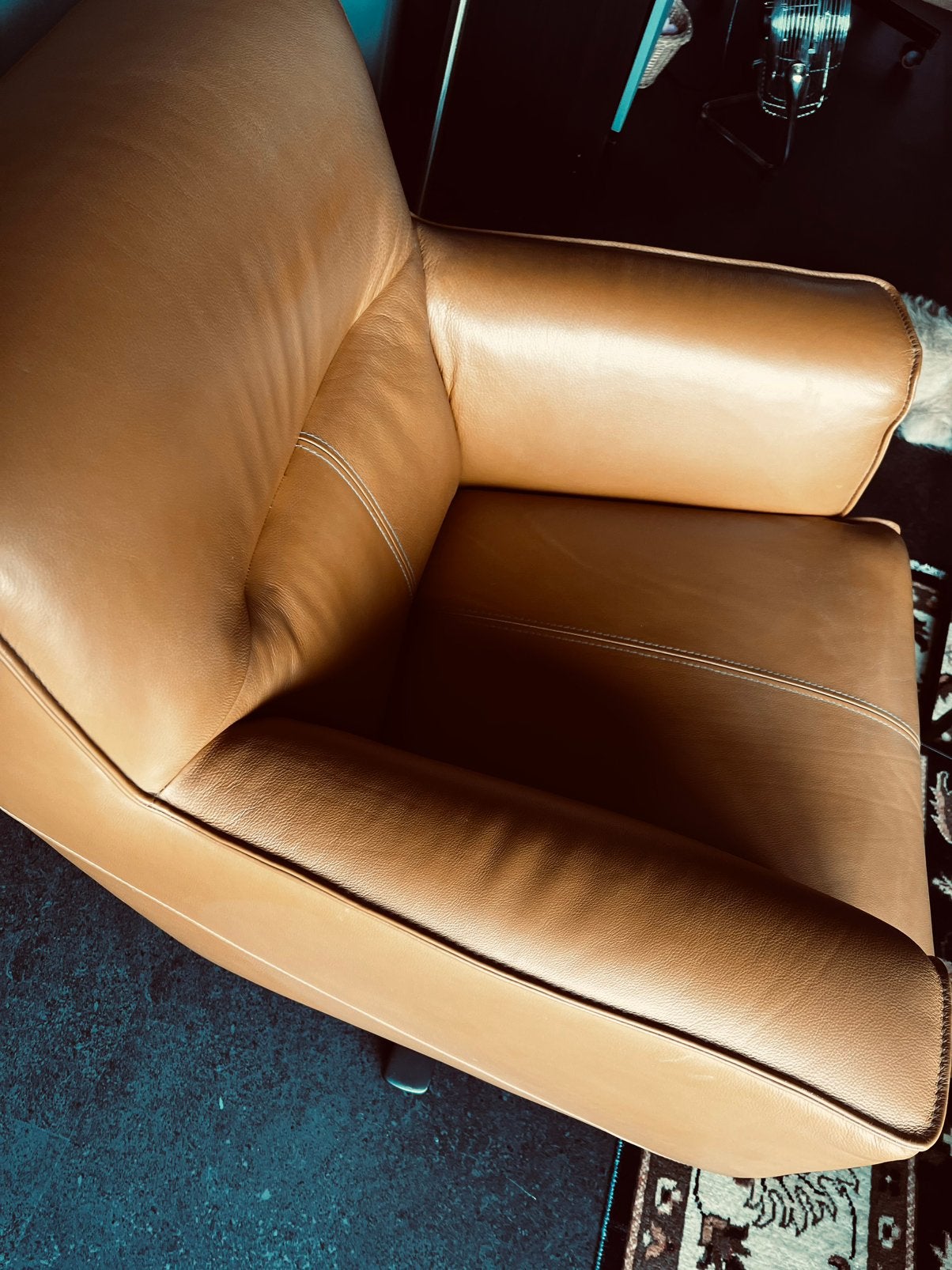 Luxe XOOON Fauteuil | Scandinavisch design | Topstaat!, Ophalen, Zo goed als nieuw, 50 tot 75 cm, Leer