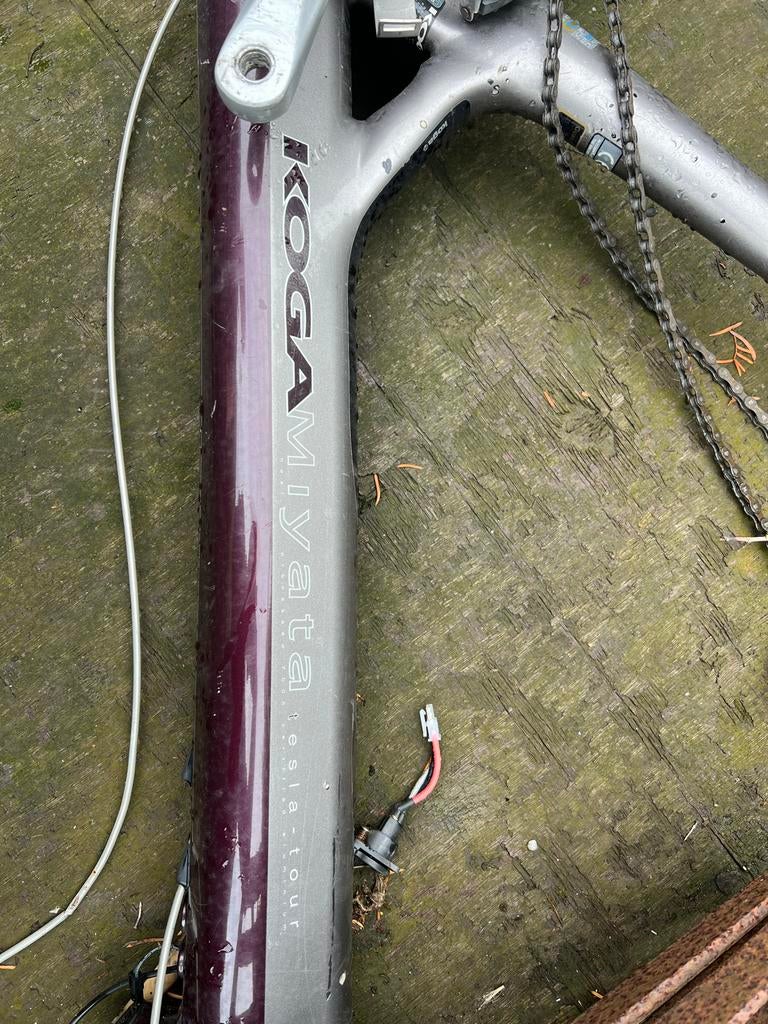 Koga Miyata Elektrisch Achterwiel 24V met Range Extender, Fietsen en Brommers, Ophalen, Gebruikt