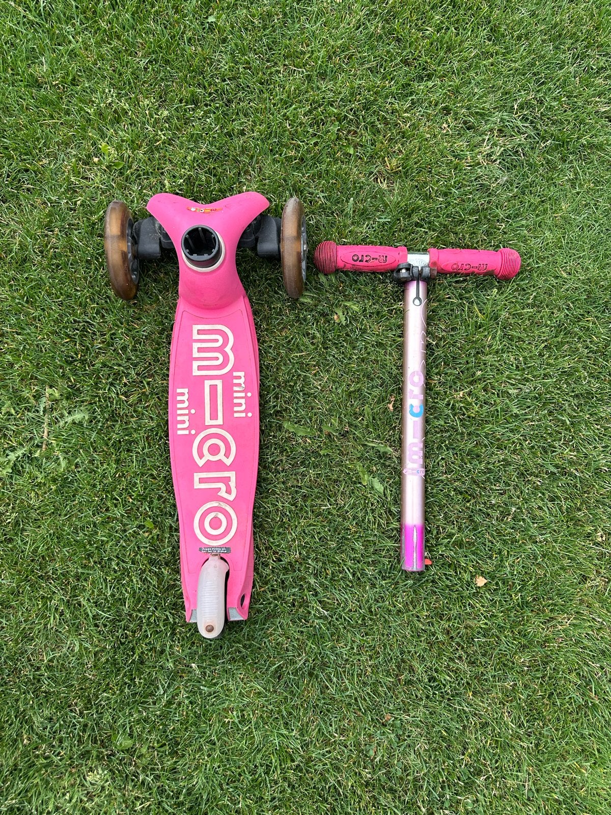 Roze Mini Micro Step voor Kinderen, Fietsen en Brommers, Steps, Ophalen of Verzenden, Gebruikt, Gewone step