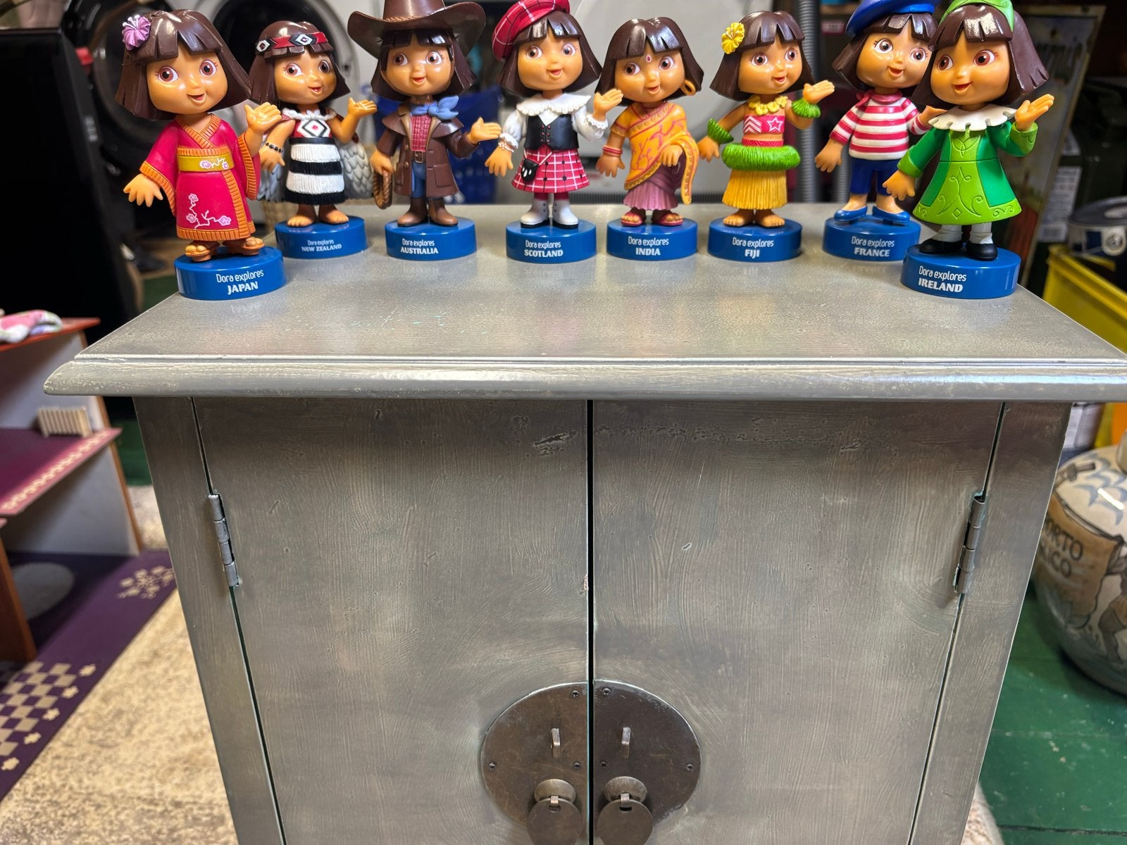 Dora the Explorer Wereldreiziger Beeldjes Set, Ophalen of Verzenden, Zo goed als nieuw