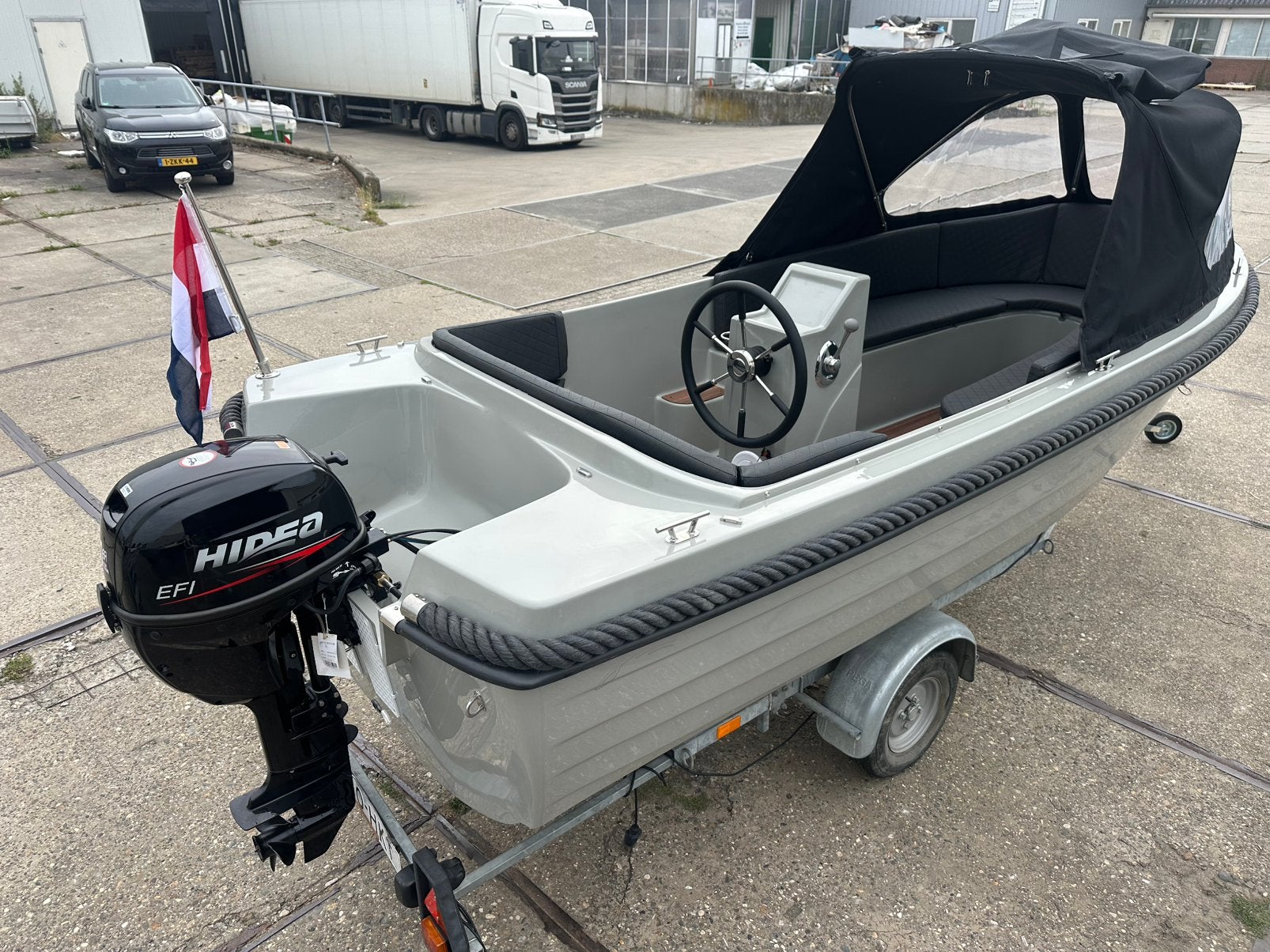 Nieuwe Gentl 480 xl consoleboot incl 20 pk 4 takt Efi hidea, Overige merken, Maxum, Viertaktmotor, Maxum