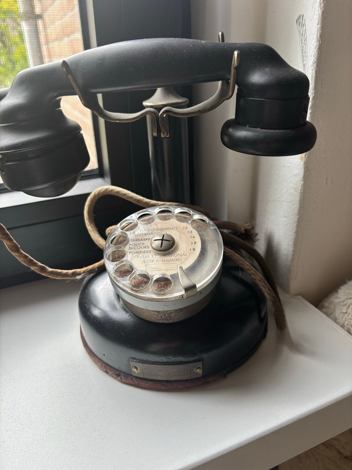 Antieke Franse PTT Telefoon - Jaren '20/'30, Ophalen of Verzenden
