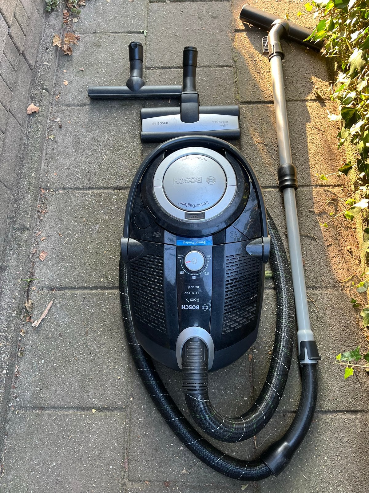 Bosch Roxx'x Exclusiv Parquet Stofzuiger, Gebruikt, Bosch, Geschikt voor harde vloeren, Ophalen of Verzenden