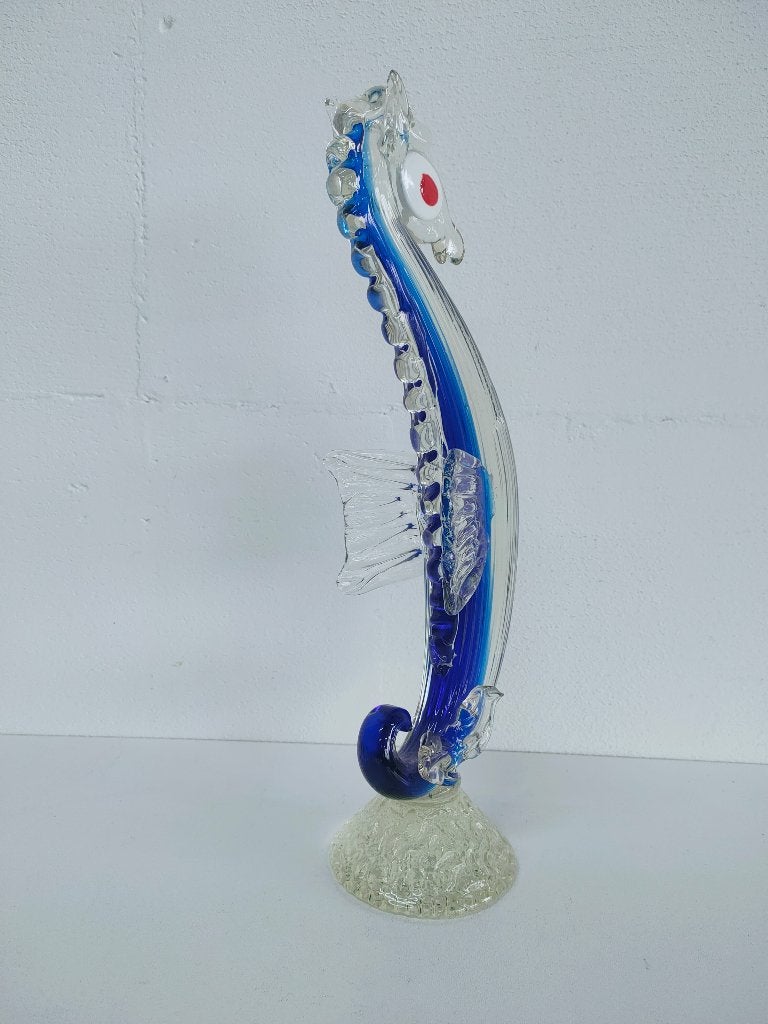Zeepaard glazen beeld Murano Style, Ophalen, Gebruikt, Dier