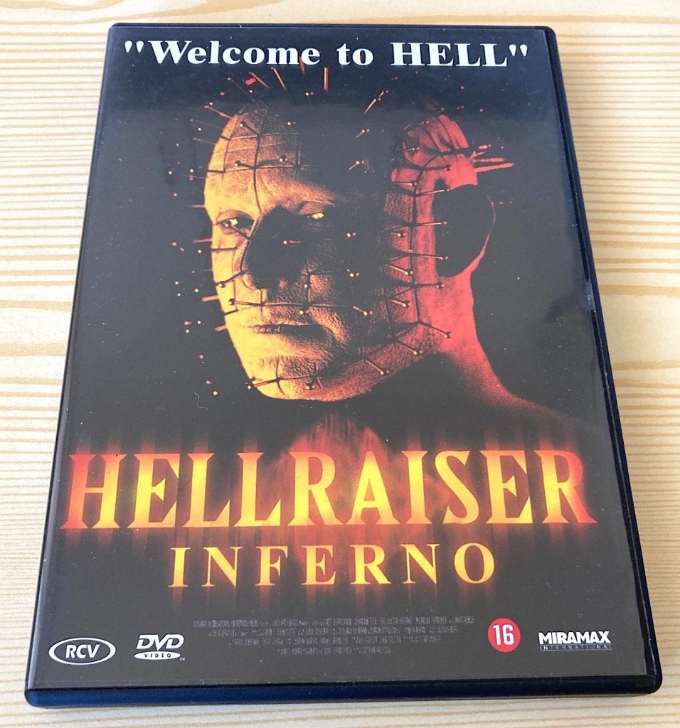 dvd Hellraiser 5: Inferno, Vanaf 16 jaar, Ophalen, Zo goed als nieuw, Gore