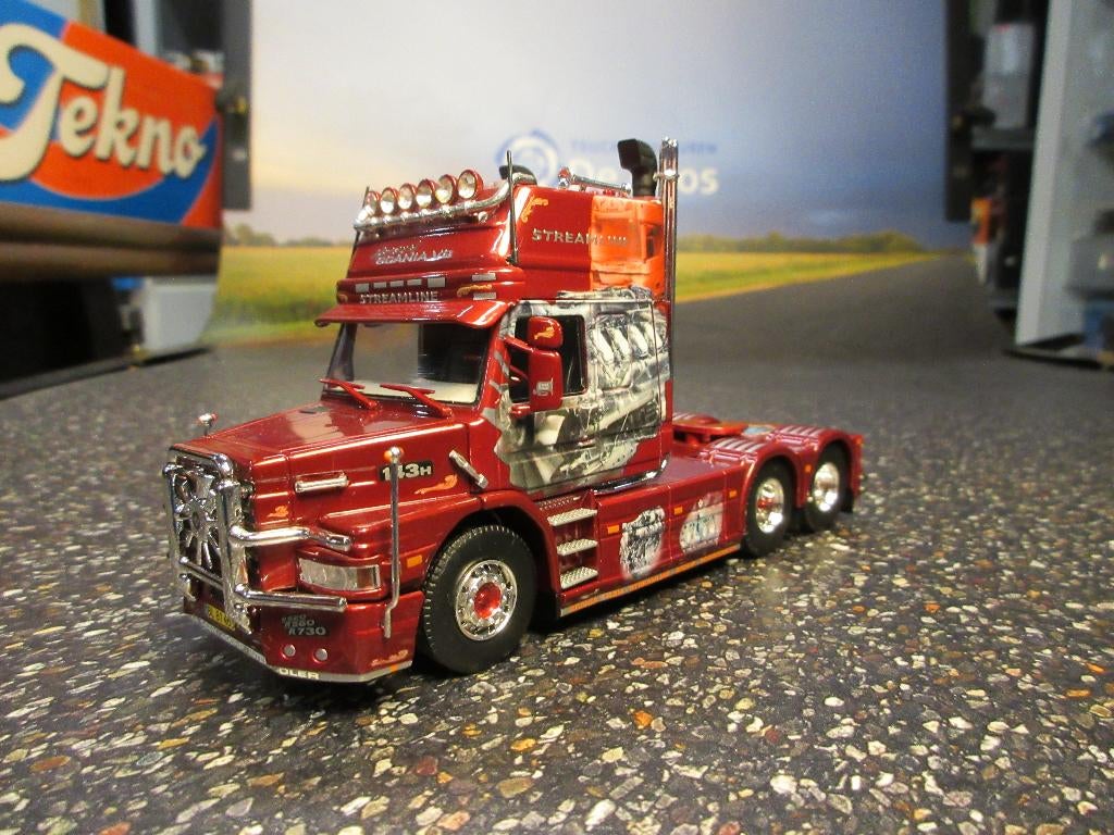 Tekno Scania 143 Torpedo History met certificaat, Ophalen of Verzenden, Nieuw, Bus of Vrachtwagen, Tekno