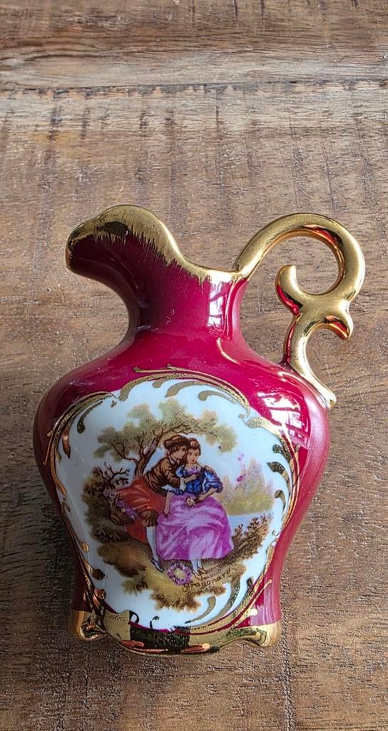 Limoges Fragonard Miniaturen Kan & Bordje, Ophalen of Verzenden