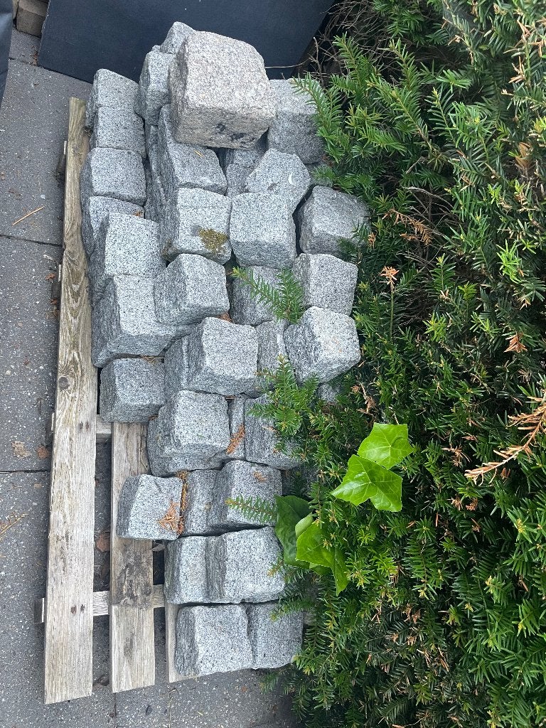 granietkasseien, Ophalen, Gebruikt, Klinkers, Natuursteen