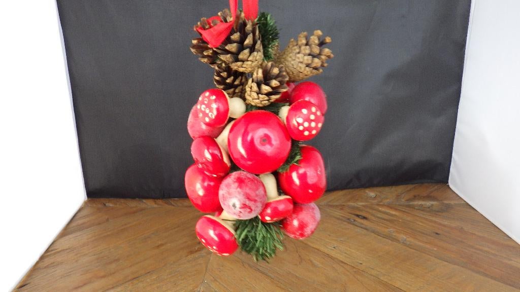 mooie troshanger met paddesstoeltjes, Diversen, Kerst, Ophalen of Verzenden, Gebruikt