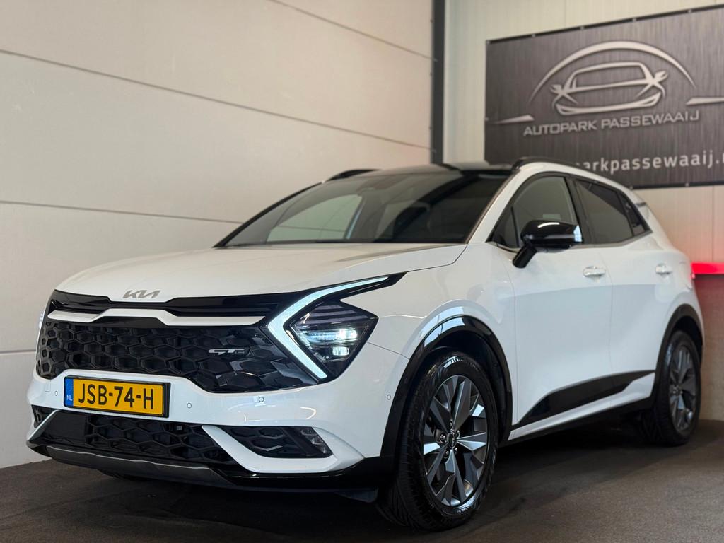 Kia SPORTAGE 1.6 T-GDi Hybrid GT-Line Pano, ACC, Apple Carpl, Gebruikt, 4 cilinders, 1650 kg, Wit