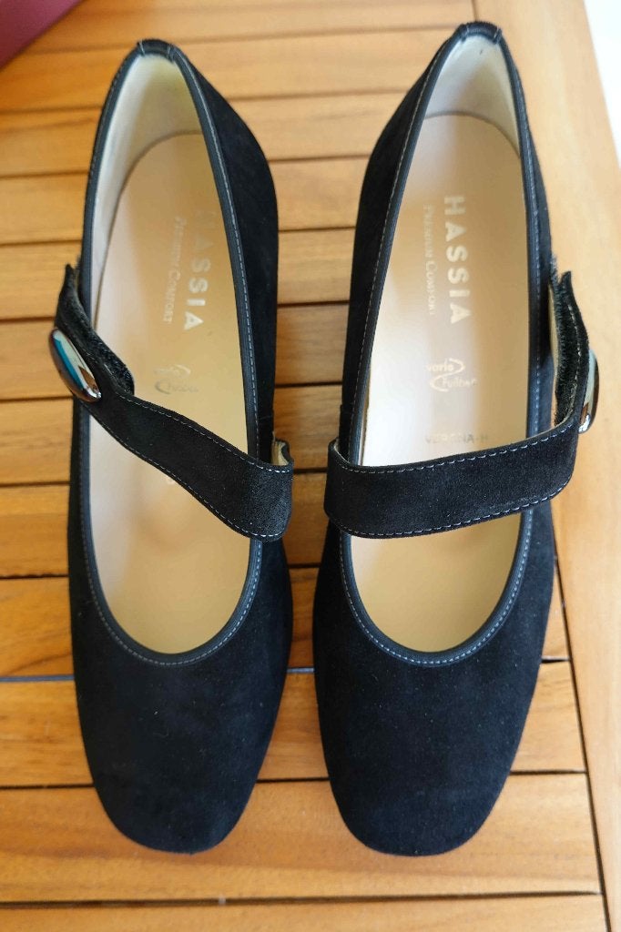 damesschoen Hassia maat 39, Kleding | Dames, Schoenen, Pumps, Zwart, Ophalen of Verzenden, Zo goed als nieuw