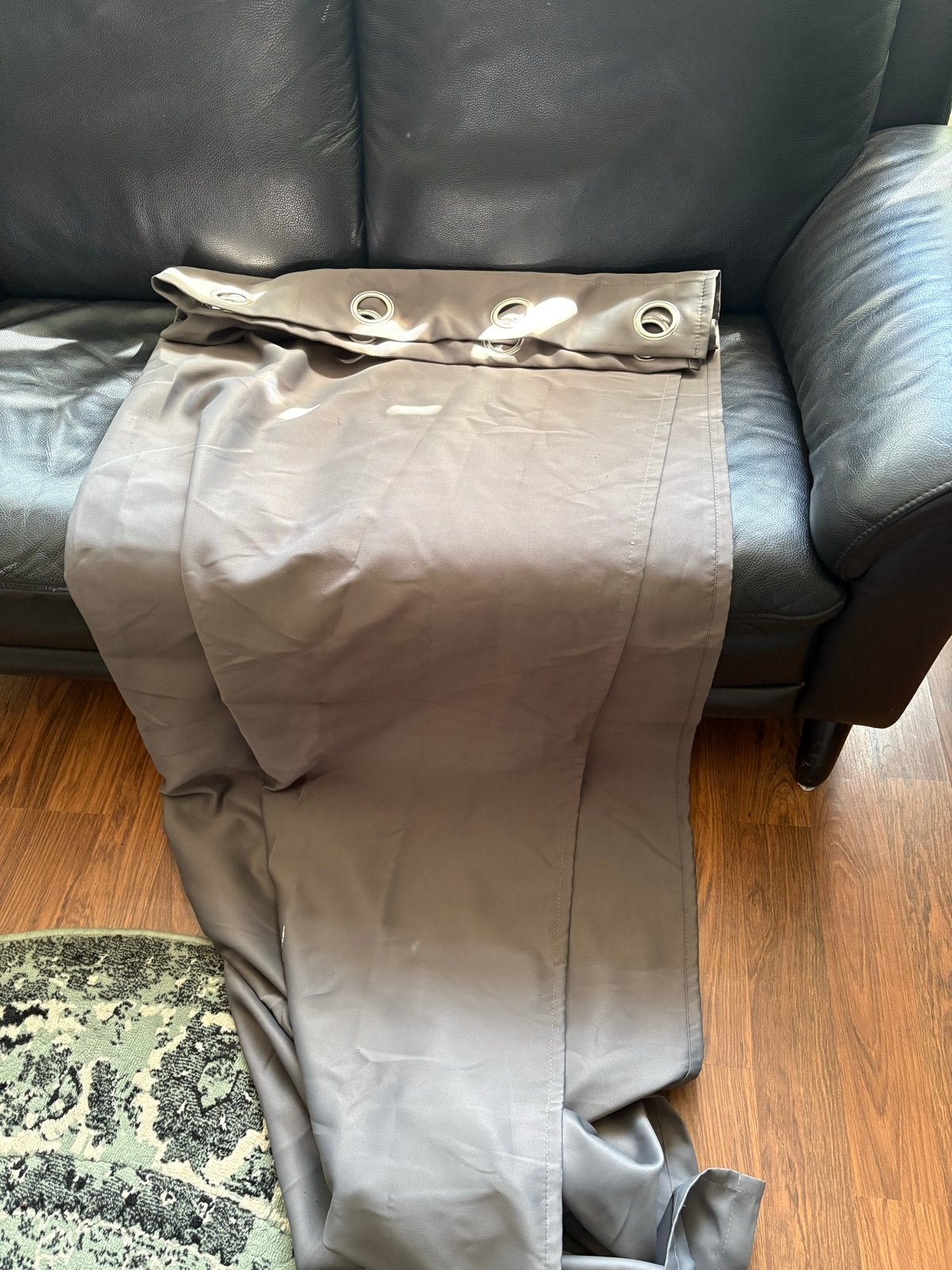 Gordijn 200x150 cm met stang, onbeschadigd, Ophalen, Inclusief montageonderdelen, Overige merken, Zo goed als nieuw
