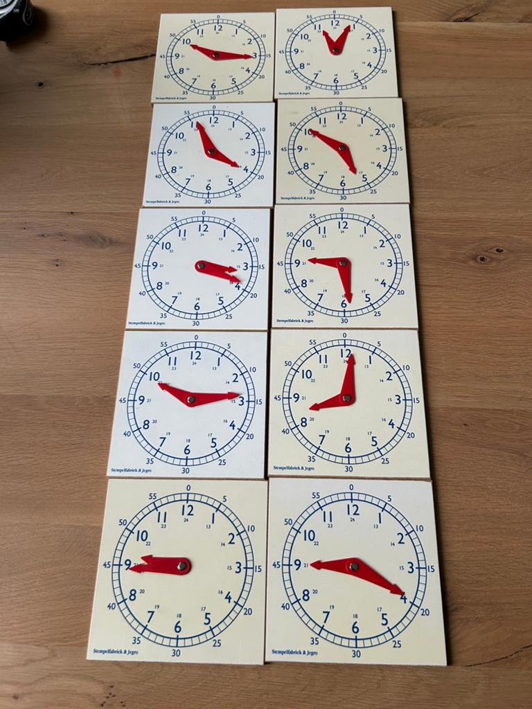 10 instructieklokjes Jegro, Antiek en Kunst, Ophalen of Verzenden, Aardrijkskunde