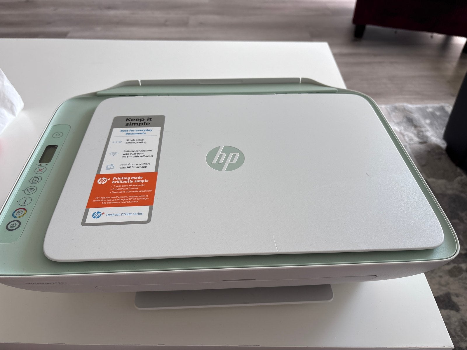 HP DeskJet 2700e All-in-One Printer - Zo goed als nieuw, Computers en Software, Printers, Zo goed als nieuw, All-in-one, Inkjetprinter