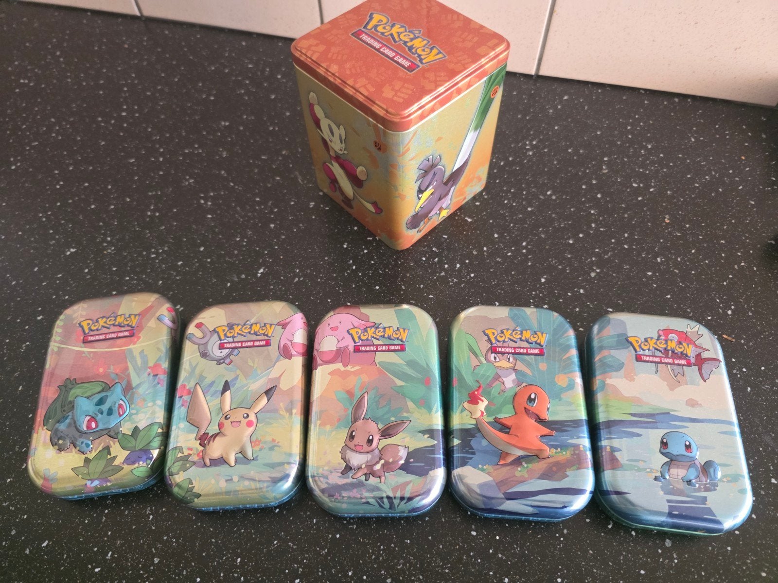 Pokemon Tins - Lege Blikken (zonder kaarten), Ophalen of Verzenden, Gebruikt, Overige typen