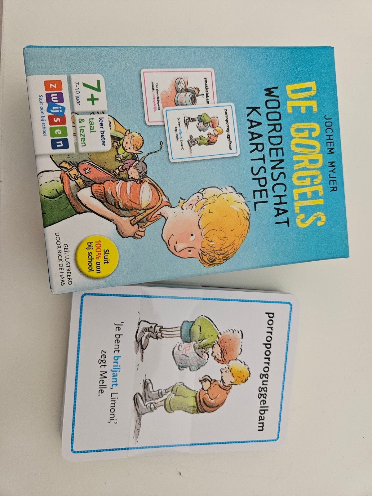 Jochem Myjer De Gorgels Woordenschat Kaartspel NIEUW, Een of twee spelers, Ophalen of Verzenden, Nieuw, Zwijsen