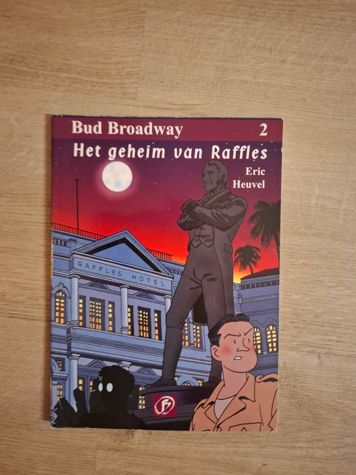 Bud Broadway - Het geheim van Raffles (deel 2), Eén stripboek, Ophalen of Verzenden, Zo goed als nieuw, Eric Heuvel