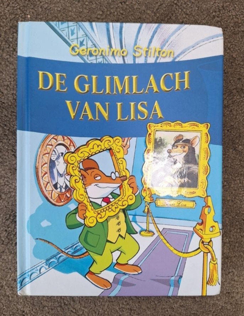 Geronimo Stilton - De glimlach van Lisa, Ophalen of Verzenden, Gelezen