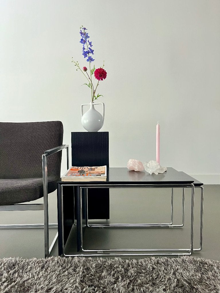 Arco | Set up | Nesting Tables 3x | Salontafel | Sidetable, Ophalen, 55 tot 75 cm, Zo goed als nieuw, 60 cm of meer
