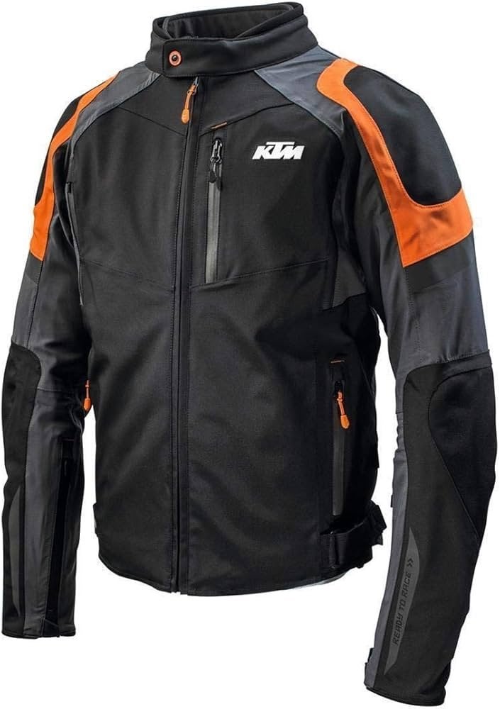 KTM Apex motorjas Zwart/Oranje/Grijs ZGAN, Motoren, Kleding | Motorkleding, Ophalen of Verzenden, Tweedehands, Heren, Jas | textiel
